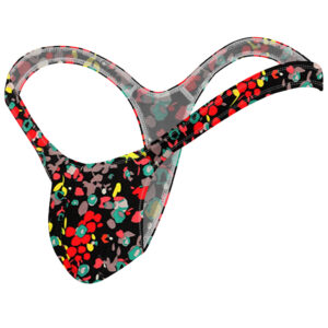 Colorful Abstract Print Men's Jockstrap